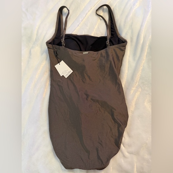 Calvin Klein Brown One-Piece Swimsuit - Picture 8 of 10